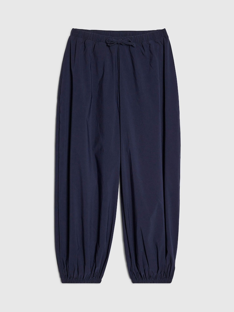 River Island Blue Barrel Fit Trousers - Image 1 of 4 River Island Blue Barrel Fit Trousers - Image 1 of 4