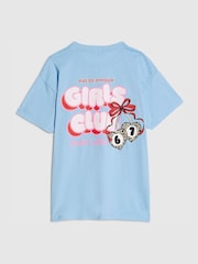 River Island Blue Girls Club T-Shirt - Image 1 of 4