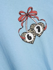 River Island Blue Girls Club T-Shirt - Image 3 of 4