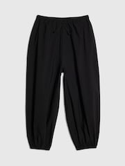 River Island Black Barrel Fit Trousers - Image 1 of 4