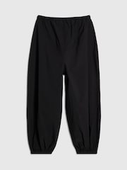 River Island Black Barrel Fit Trousers - Image 2 of 4
