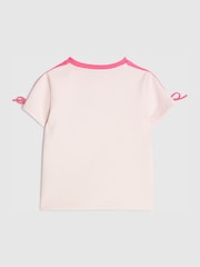 River Island Pink Premium Clean Bow Baby T-Shirt - Image 2 of 4