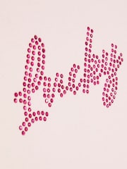River Island Pink Premium Clean Bow Baby T-Shirt - Image 3 of 4