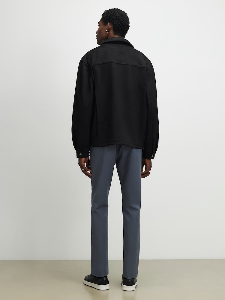 River Island Grey Slim Fit Chino Trousers - Image 2 of 4
