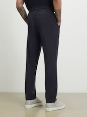 River Island Blue Slim Fit Smart Elasticated Joggers - Image 3 of 4