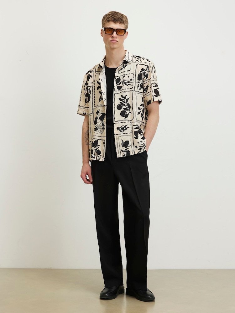 River Island Black Loose Fit Smart Trousers - Image 2 of 4