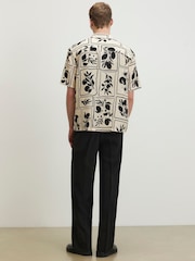 River Island Black Loose Fit Smart Trousers - Image 3 of 4
