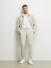 River Island Slim Fit Smart Elasticated Joggers - Imagen 1 de 4