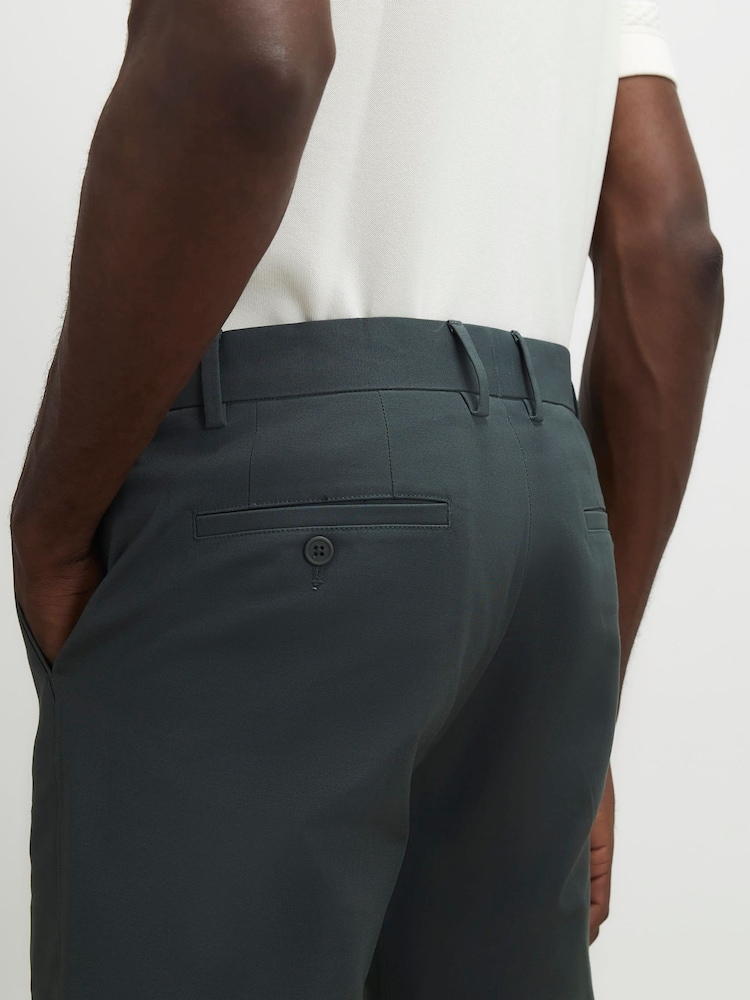 River Island Green Slim Fit Chino Trousers - Image 4 of 4