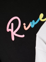 River Island Black River Logo Crop T-Shirts 2 Pack - Image 3 of 4