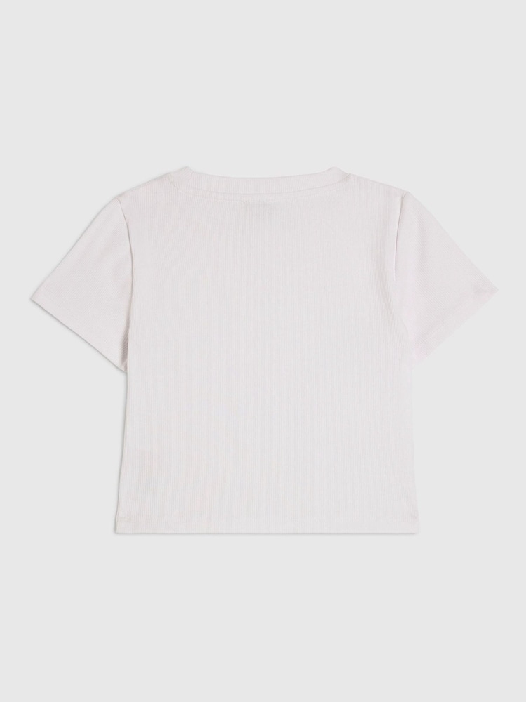 River Island White Hotfix Baby T-Shirt - Image 2 of 4