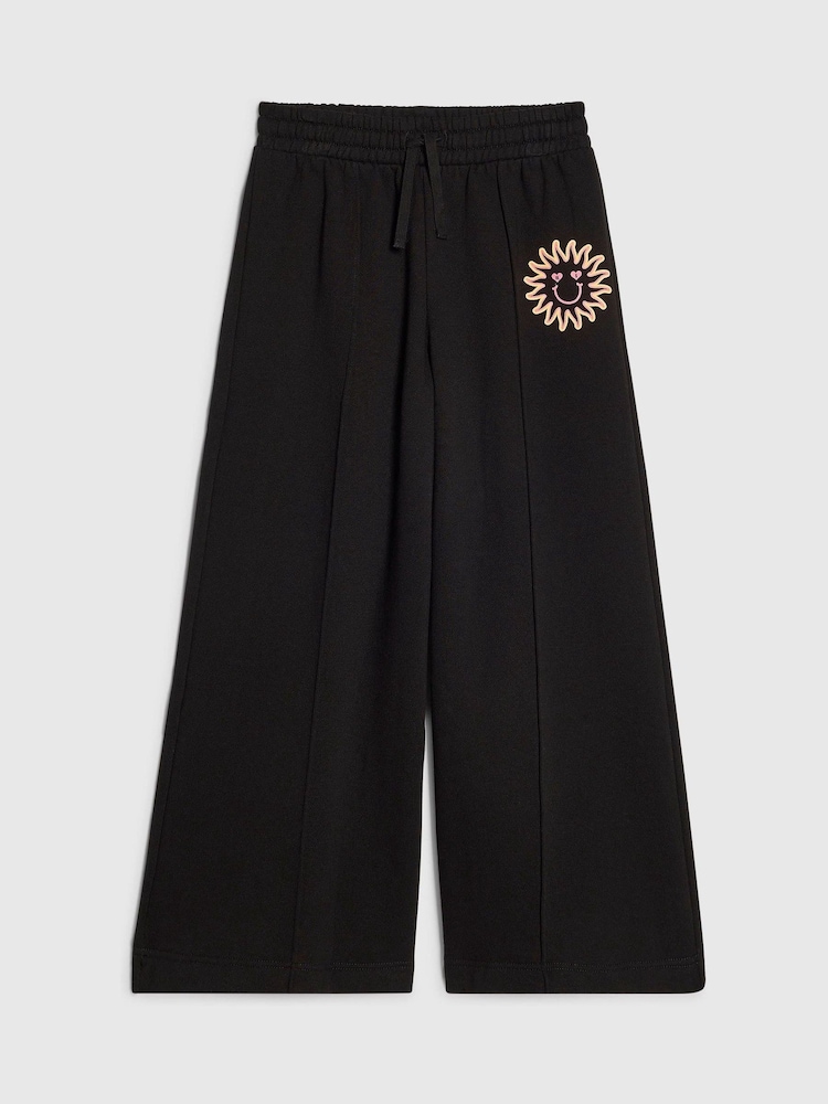 Svart - River Island Extreme Wide Fit Joggers - Bilde 1 av 4