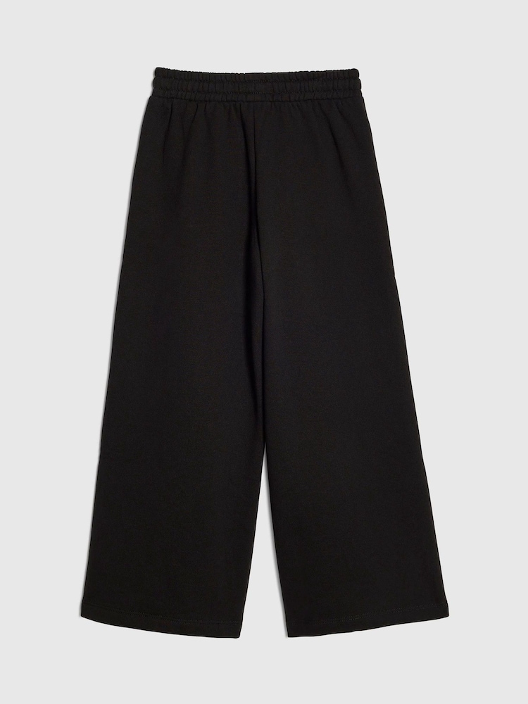 Svart - River Island Extreme Wide Fit Joggers - Bilde 2 av 4