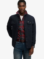 SUPERDRY Blue Two Pocket Overshirt - Image 1 of 7