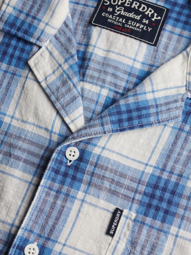 SUPERDRY Cabana Check Short Sleeve Shirt - Изображение 7 7