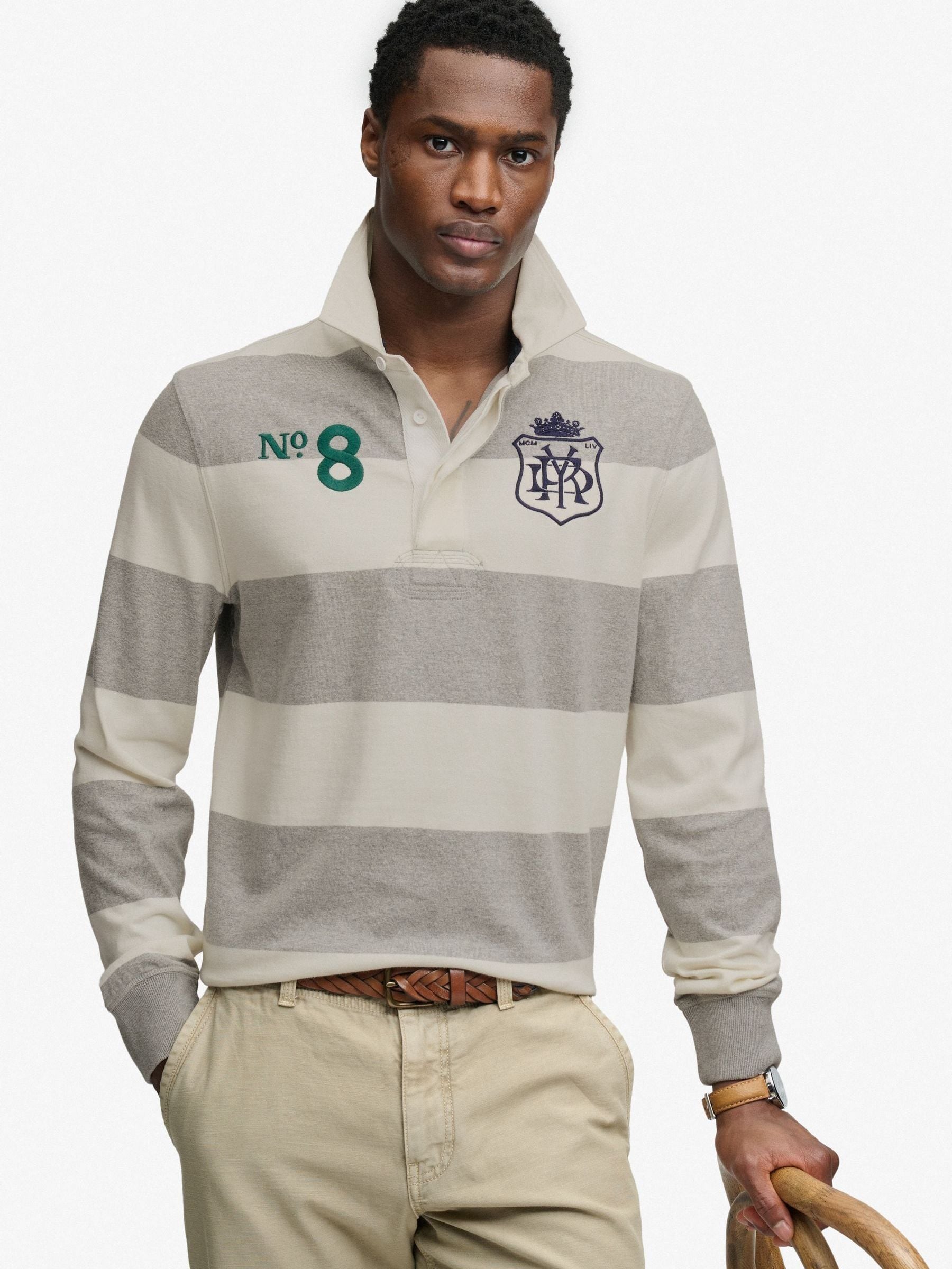 Superdry Gris Polo - Image 2