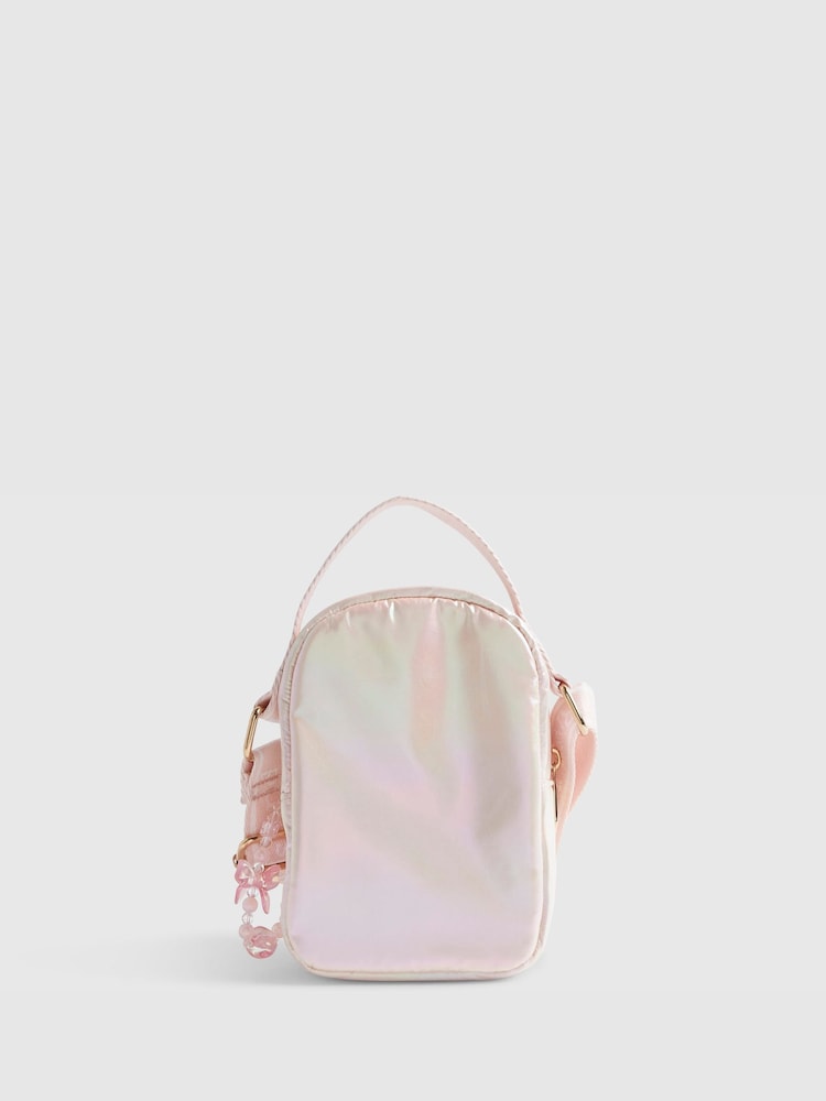 River Island Pink Pink Iridescent Nylon Festival Bag - Image 2 of 5