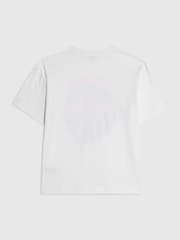 River Island White Leopard Smiley T-Shirt - Image 2 of 3