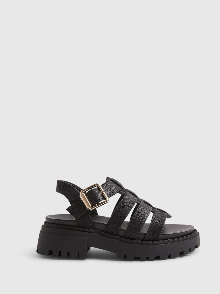 River Island Gladiator Heeled Sandals - Imagen 1 de 5 River Island Gladiator Heeled Sandals - Imagen 1 de 5
