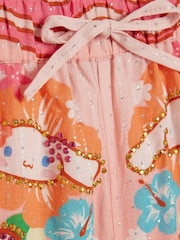 River Island Pink Hello Kitty Beach Shirt & Shorts Set - Image 5 of 5