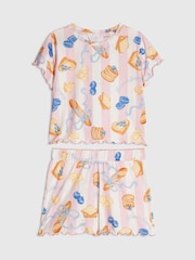 River Island Brunch Stripe Pyjamas - 4의 이미지 1