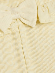 River Island Yellow Little Lovely Bodysuit & Shorts Set - Image 3 of 4