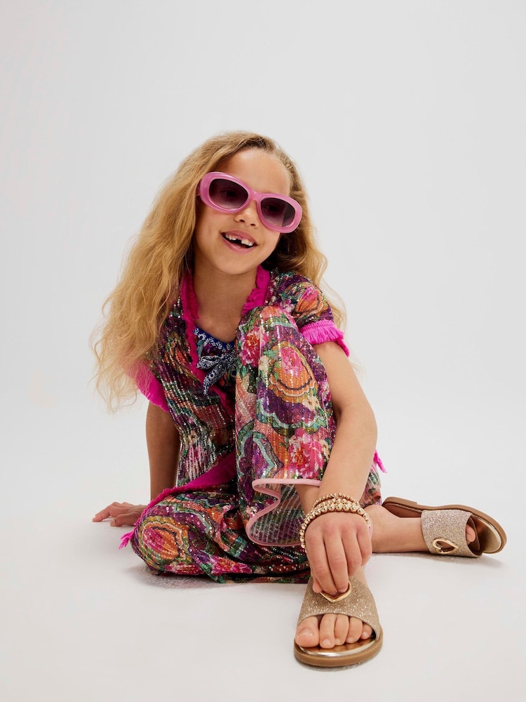 River Island Purple Del Maar Sequin Trousers - Image 1 of 4 River Island Purple Del Maar Sequin Trousers - Image 1 of 4