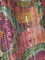 River Island Purple Del Maar Sequin Trousers - Image 4 of 4