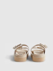 River Island Brown Whipstitch Sandals - Image 4 of 5