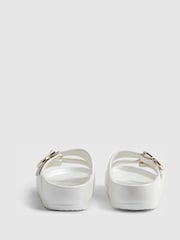 River Island Heart Buckle Sliders - Attēls 4 no 4