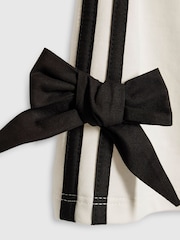 River Island White Bow Top  & Shorts Set - Image 3 of 4