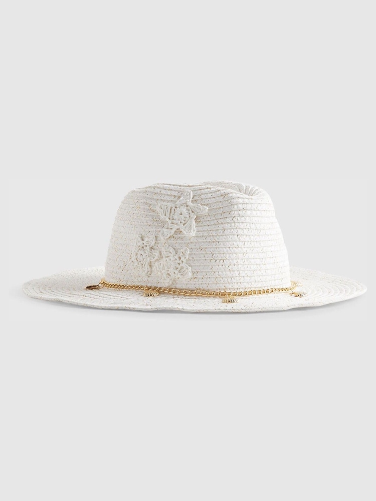 River Island Shell Cowboy Hat - Obraz 1 z 3