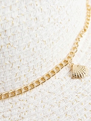 River Island Shell Cowboy Hat - Obraz 3 z 3