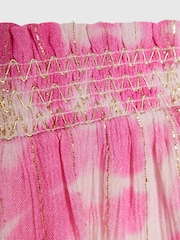 River Island Pink Tie Dye Shirt & Short  Set - Image 5 of 5