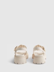 River Island Cream Gladiator Heeled Sandals - Image 3 of 5