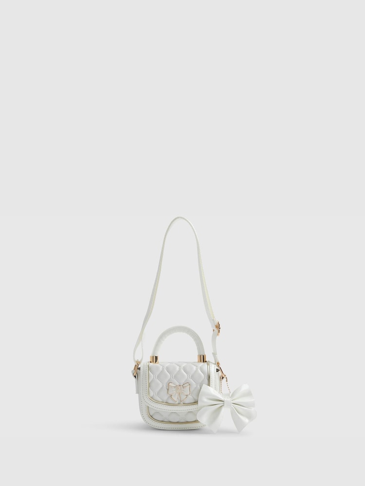 River Island Bow Quilted Cross Body Bag - Bilde 1 av 5