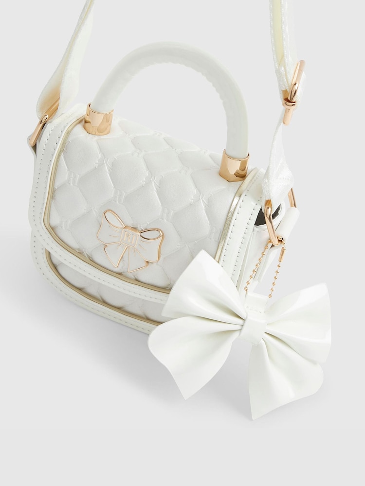 River Island Bow Quilted Cross Body Bag - Bilde 5 av 5