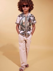 قميص Riveria بطبعة نخيل من River Island - Image 2 of 6