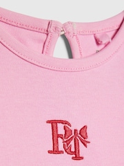 River Island Pink Frill Bodysuit & Gingham Leggings Set - Image 4 of 4