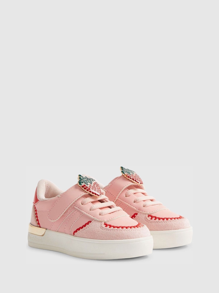 River Island Pink Strawberry Trainers - Image 2 of 5