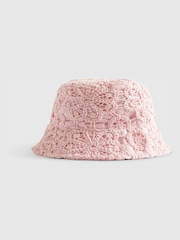 Sombrero estilo pescador de ganchillo de River Island - Imagen 1 de 2