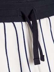 River Island White Oversized Baseball Stripe Top and Short Set - Image 5 of 5