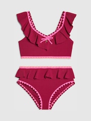 River Island Frill Whipstitch Bikini - 画像 1 / 4