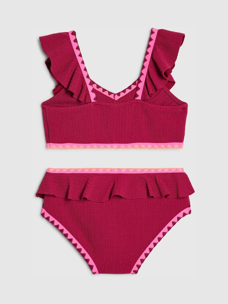 River Island Frill Whipstitch Bikini - 画像 2 / 4