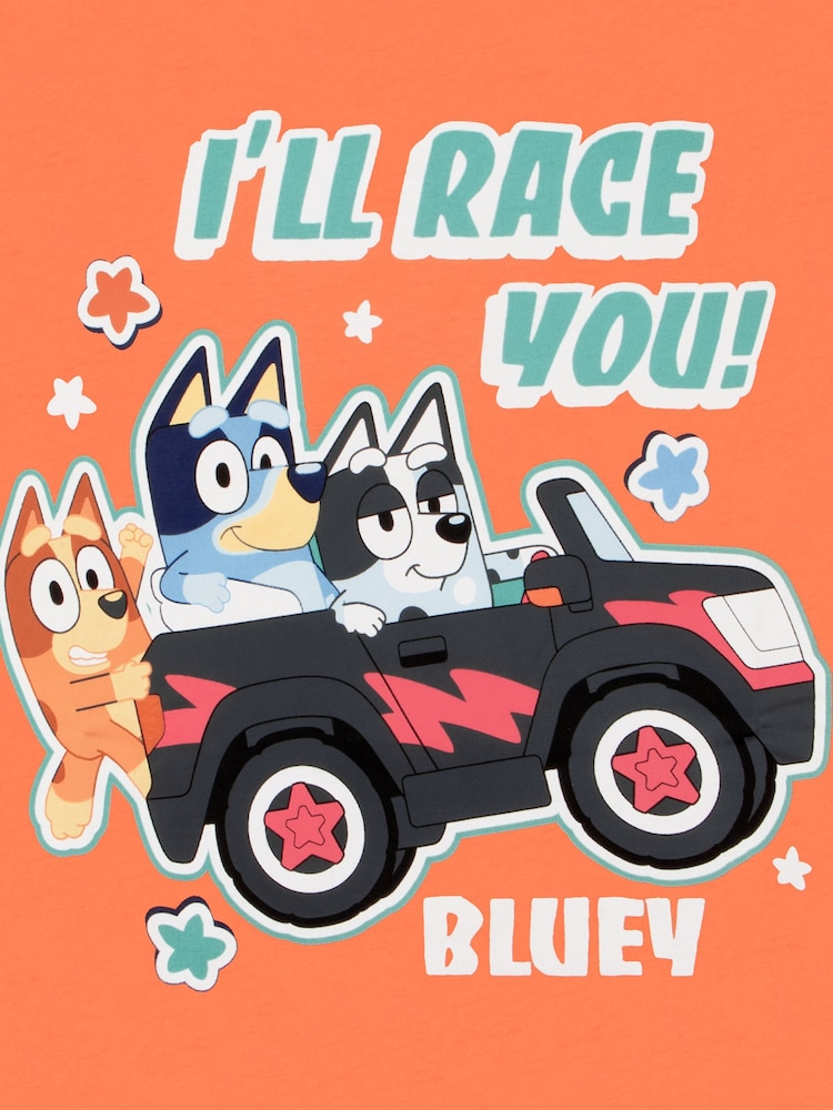 Character Orange Bluey Bingo And Muffin Short Pyjamas - Image 7 of 7 Character Orange Bluey Bingo And Muffin Short Pyjamas - Image 7 of 7