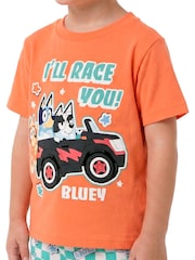 Character Orange Bluey Bingo And Muffin Short Pyjamas - Image 2 of 7