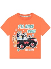 Character Orange Bluey Bingo And Muffin Short Pyjamas - Image 3 of 7