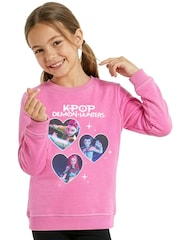 Character Pink K-Pop Demon Hunters Sweatshirt - Image 4 of 10