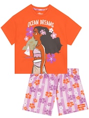 Character Orange Disney Moana Short Pyjamas - Image 1 of 10