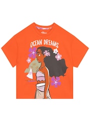 Character Orange Disney Moana Short Pyjamas - Image 7 of 10